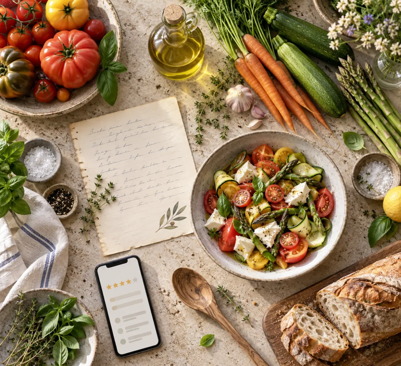 Les meilleures recettes de cuisine privilégient la simplicité, les avis et la saison