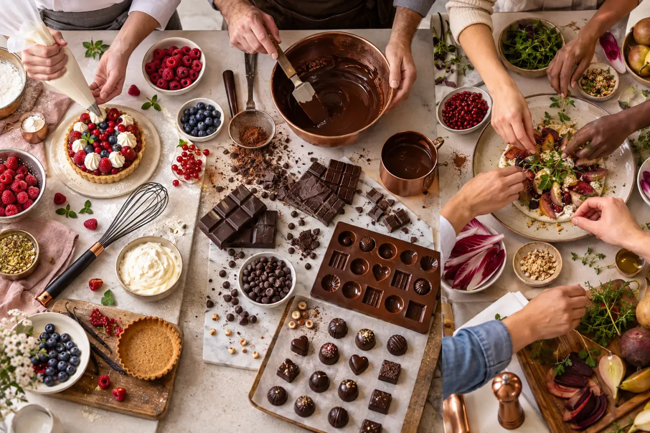 Cours de cuisine à Rouen : pâtisserie, chocolat ou défi d’équipe, choisissez le bon format
