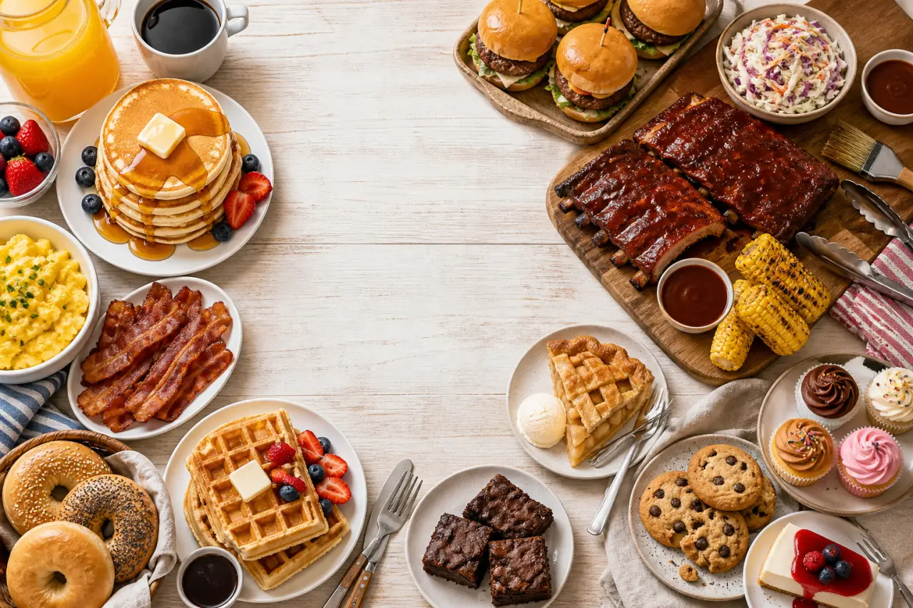 Cuisine américaine facile : quelles recettes choisir pour le brunch, le barbecue et les desserts ?