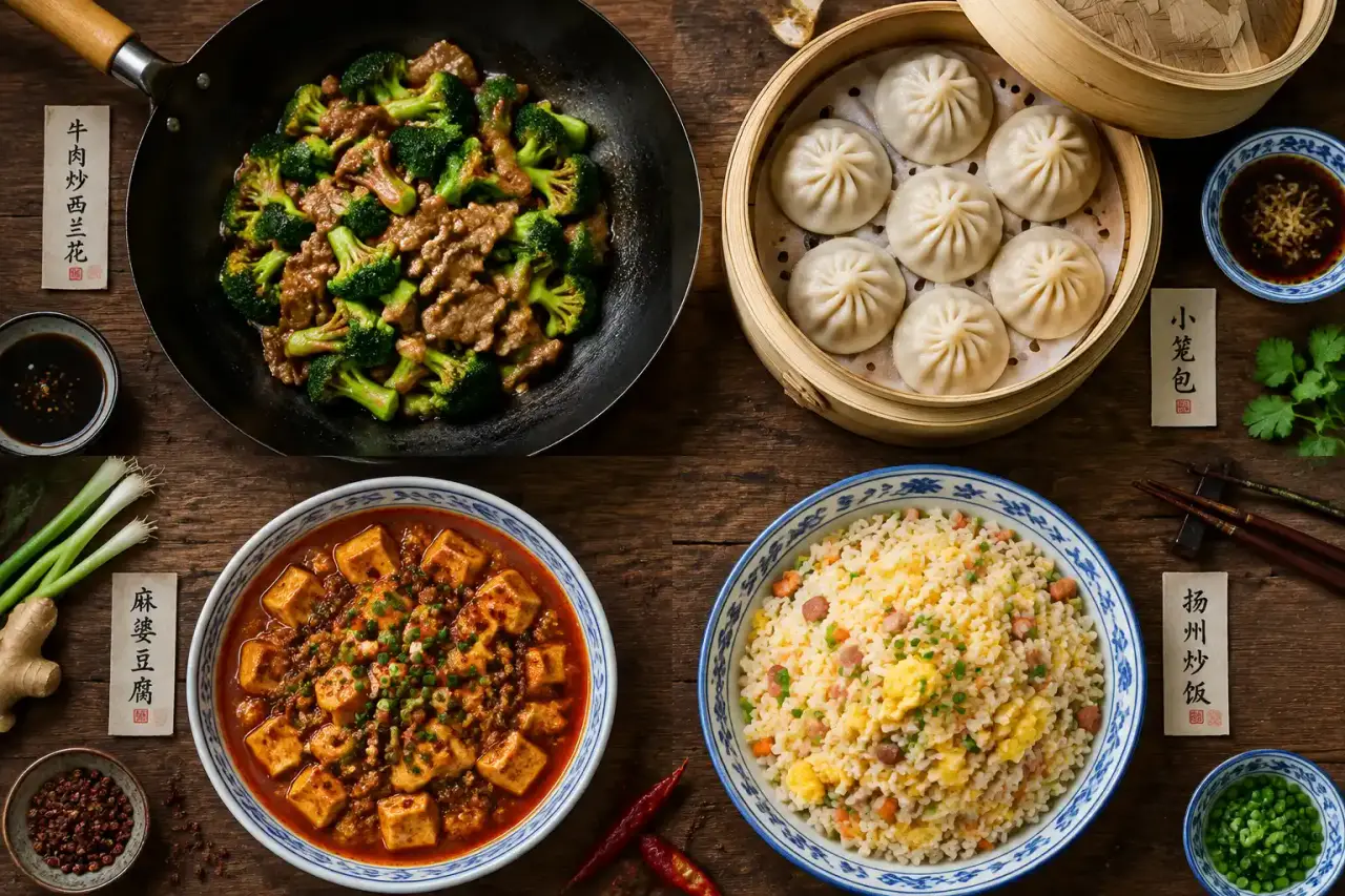 Cuisinez 4 classiques de la cuisine chinoise traditionnelle, du wok à la vapeur