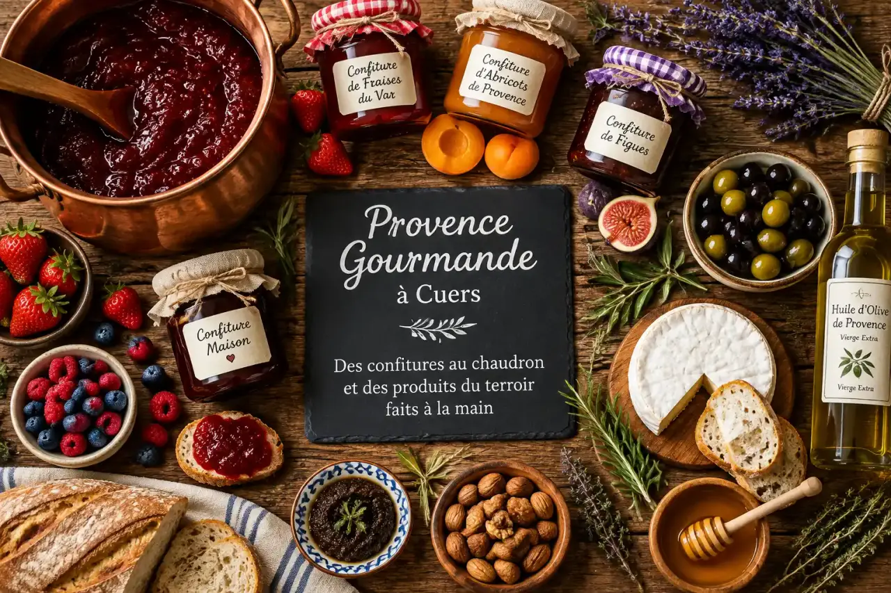 Provence Gourmande à Cuers : des confitures au chaudron et des produits du terroir faits à la main
