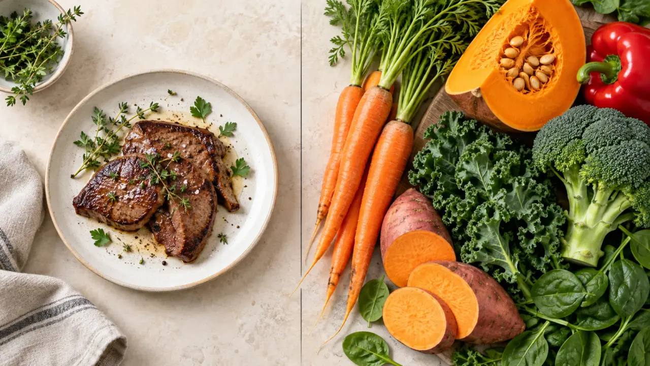 Vitamine A : le foie est champion, mais les légumes offrent une alternative plus sûre