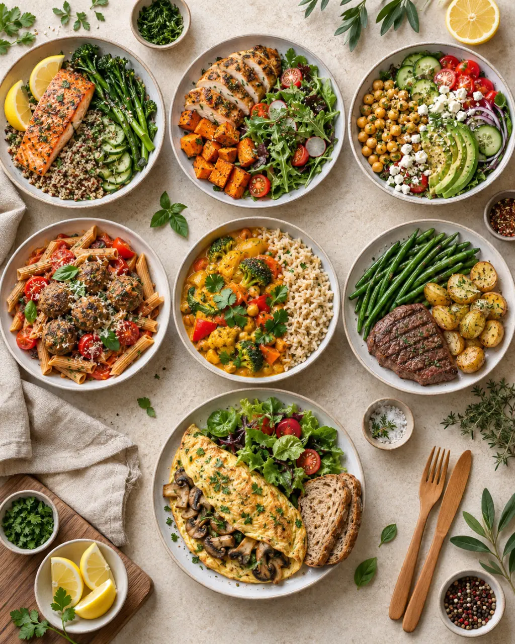 Menu minceur : 7 jours d’assiettes rassasiantes, sans dîner triste